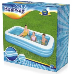 Planschbecken 'Family Pool Deluxe' blau 305 x 183 x 56 cm
