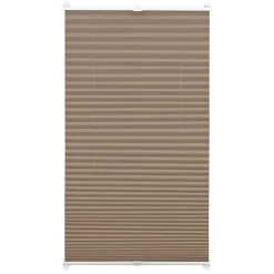 Plissee 'EasyFix' taupe 45 x 130 cm