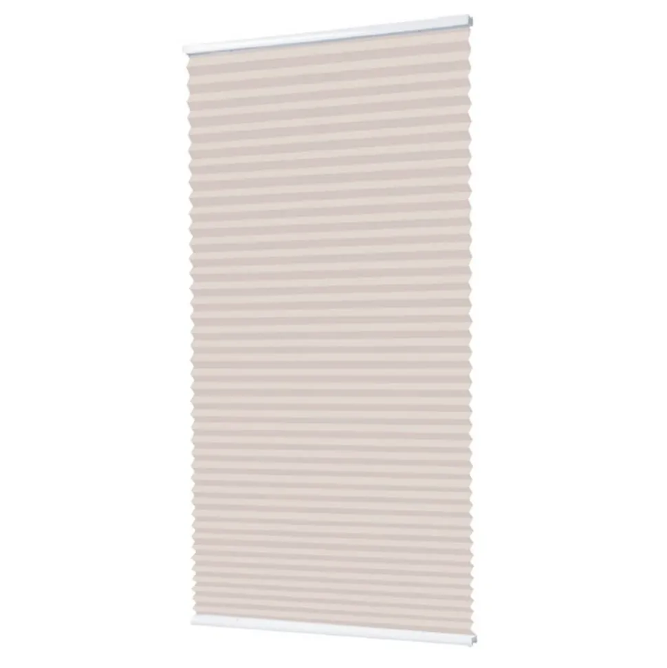 Plissee 'Klemmfix' beige 90 x 130 cm