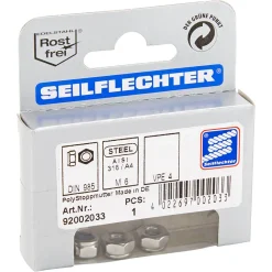Polystoppmutter Edelstahl 4 Stück M6