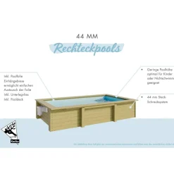 Pool 'Triton' 303 x 69 x 160 cm