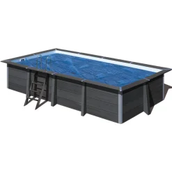 Poolabdeckung blau 275 x 135 cm