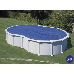 Poolabdeckung blau 370 x 620 cm