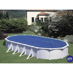 Poolabdeckung blau 375 x 610 cm