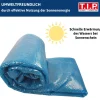 Poolabdeckung Solarfolie Ø 3,6 m blau