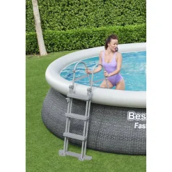 Pool-Übersteigleiter 'Flowclear' 3-Stufig, 107 cm