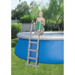 Pool-Übersteigleiter 'Flowclear' 4-Stufig, 122 cm