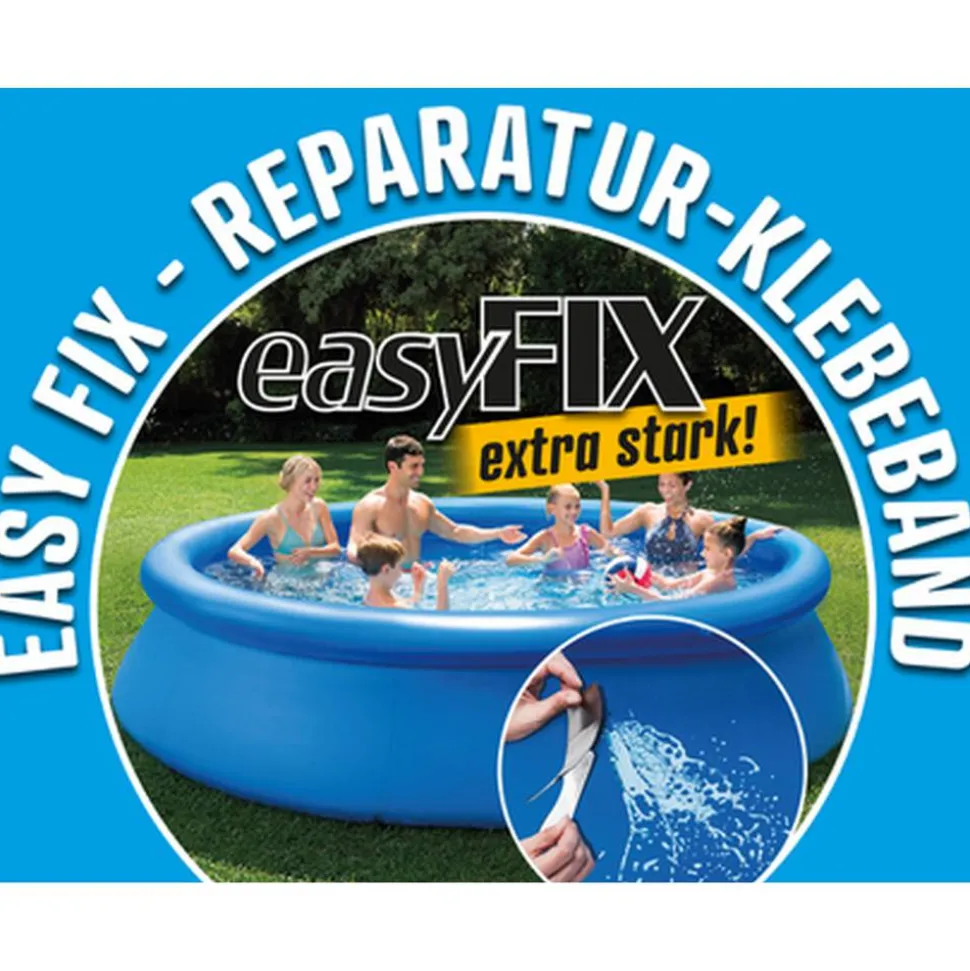 Poolflicken Reparatur-Klebeband transparent 150 x 10 cm