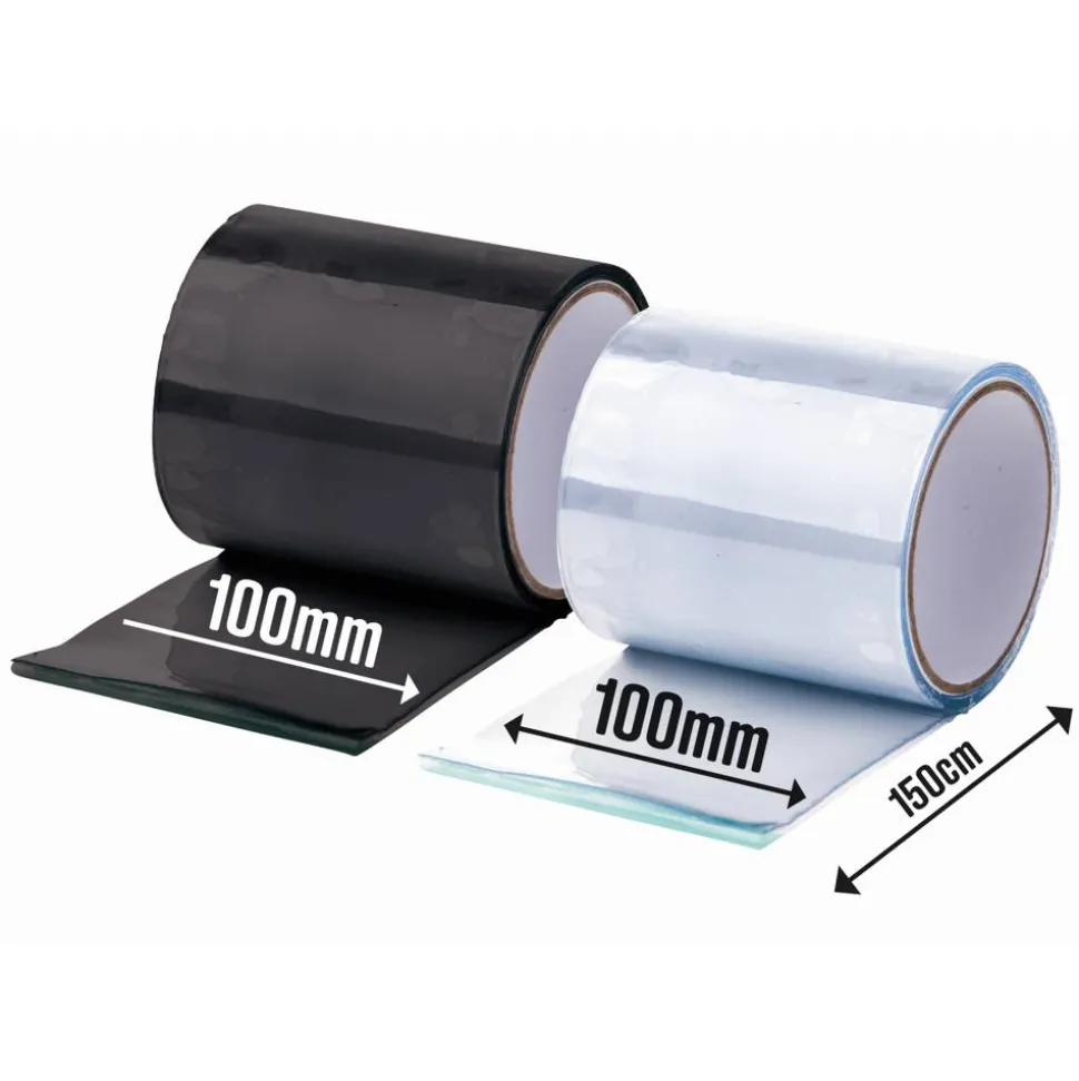Poolflicken Reparatur-Klebeband transparent 150 x 10 cm