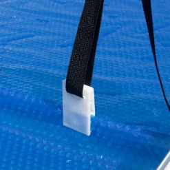 Pool-Planenaufroller weiß bis 6 m