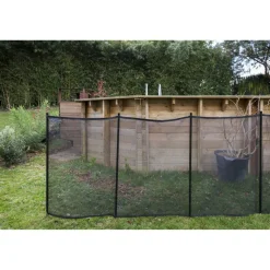 Pool-Schutzgitter schwarz 300 x 133 cm