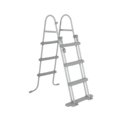 Pool-Sicherheitsleiter 'Flowclear™' Stahl 2 x 3 Stufen, 107 cm
