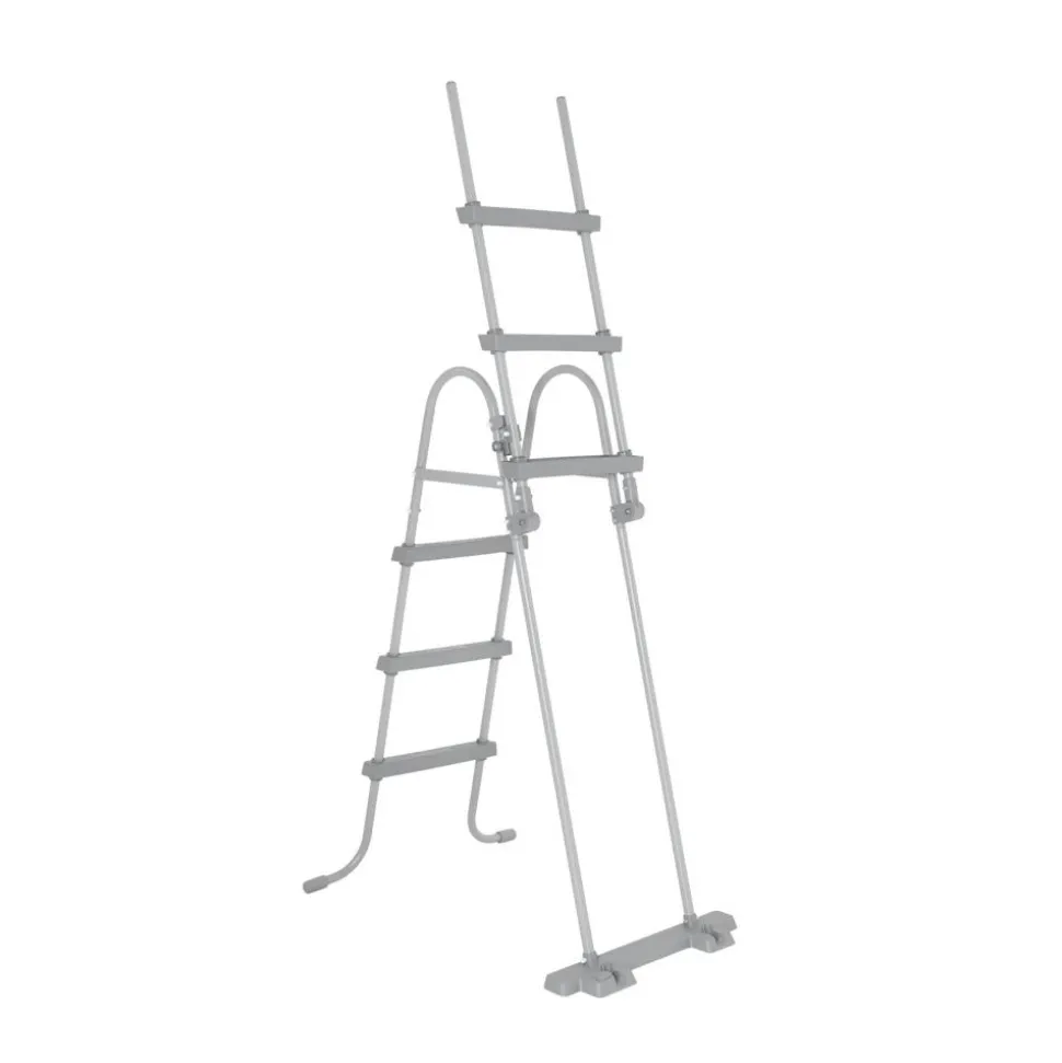 Pool-Sicherheitsleiter 'Flowclear™' Stahl 2 x 3 Stufen, 107 cm