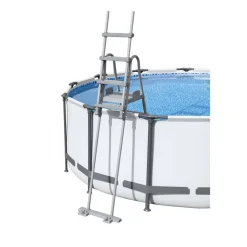 Pool-Sicherheitsleiter 'Flowclear™' Stahl für Pools bis 132 cm