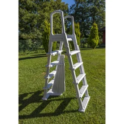 Pool-Sicherheitsleiter, Kunststoff, 2 x 4 Stufen