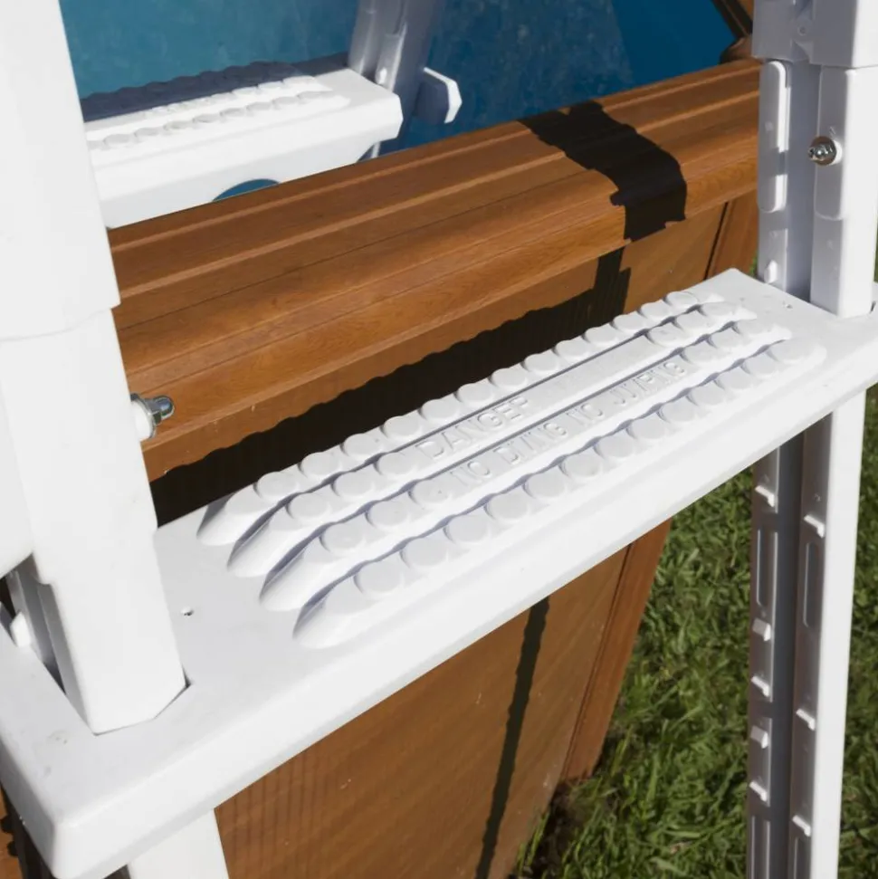 Pool-Sicherheitsleiter, Kunststoff, 2 x 4 Stufen