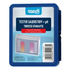 Pool-Tester Sauerstoff/pH-Wert, 2 x 20 Tabletten