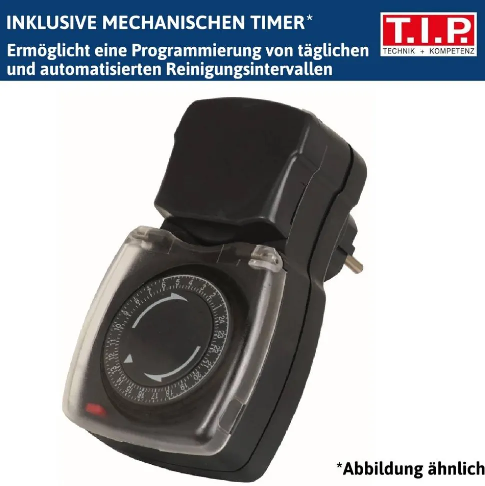 Pool-Umwälzpumpe 'SPP 600 FT' mit Vorfilter schwarz/blau
