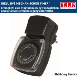 Pool-Umwälzpumpe 'SPP 400 FT' mit Vorfilter schwarz/blau
