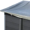 Pool-Winterabdeckung grau 236 x 376 cm