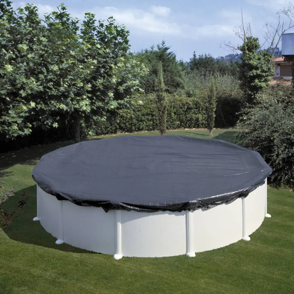 Pool-Winterabdeckung schwarz Ø 540 cm
