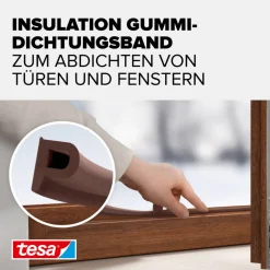 P-Profildichtung 'Insulation' braun 10 m