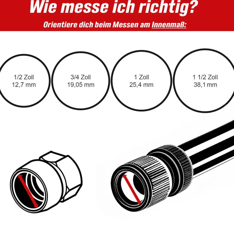 Premium Hahnverbinder 26,5 mm (G3/4")