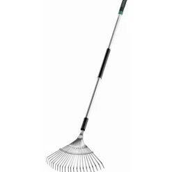 Premium-Fächerbesen Carbonstahl 22 Zinken 175 cm