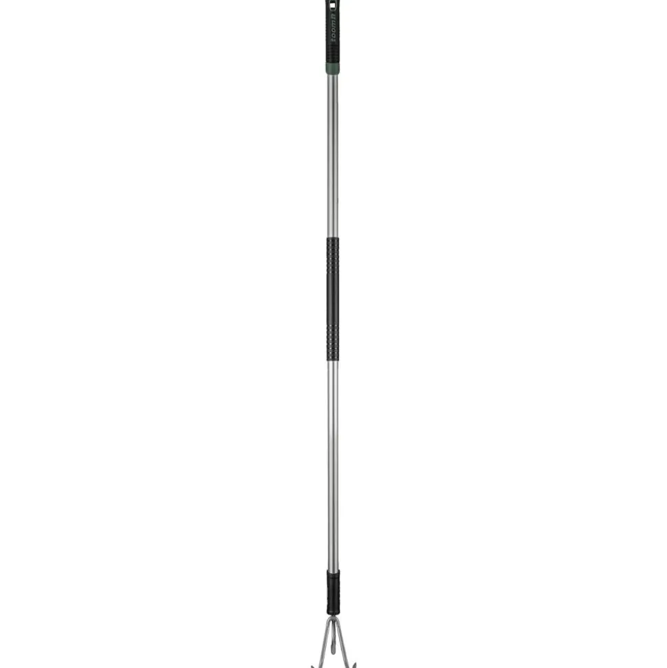 Premium-Grubber Carbonstahl 3 Zinken 168 cm