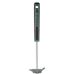 Premium-Hand-Doppelhacke Carbonstahl 3 Zinken 35 cm