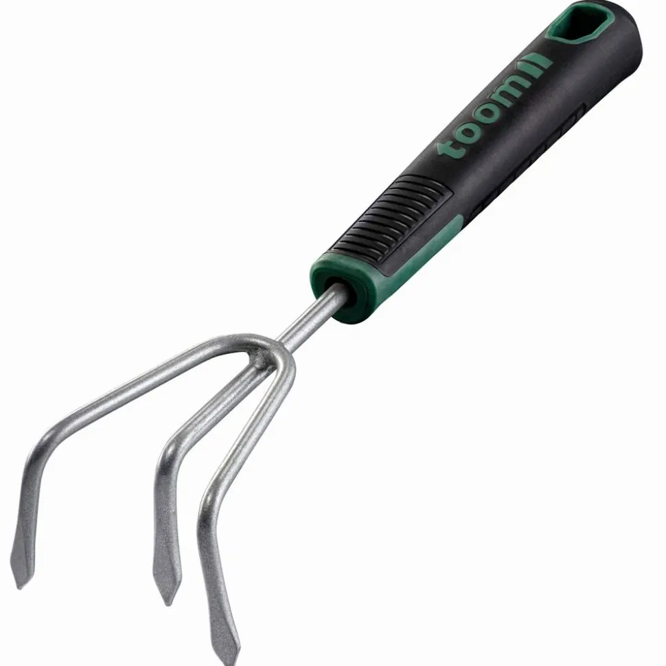 Premium-Handgrubber Carbonstahl 3 Zinken 33 cm