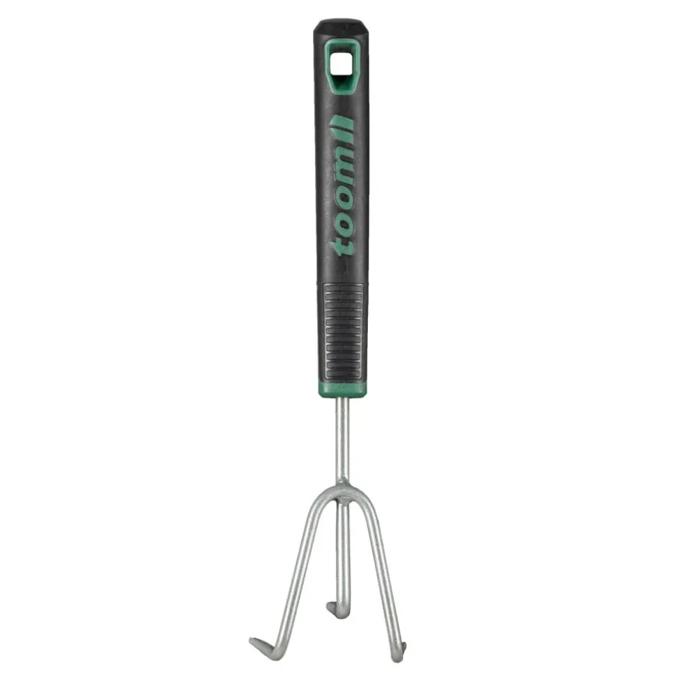 Premium-Handgrubber Carbonstahl 3 Zinken 33 cm