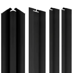 Profilset 'Decodesign' schwarz 255 cm