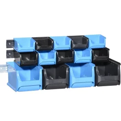 ProfiPlus Sichtboxen 'Set 1+2+3/17' schwarz/blau