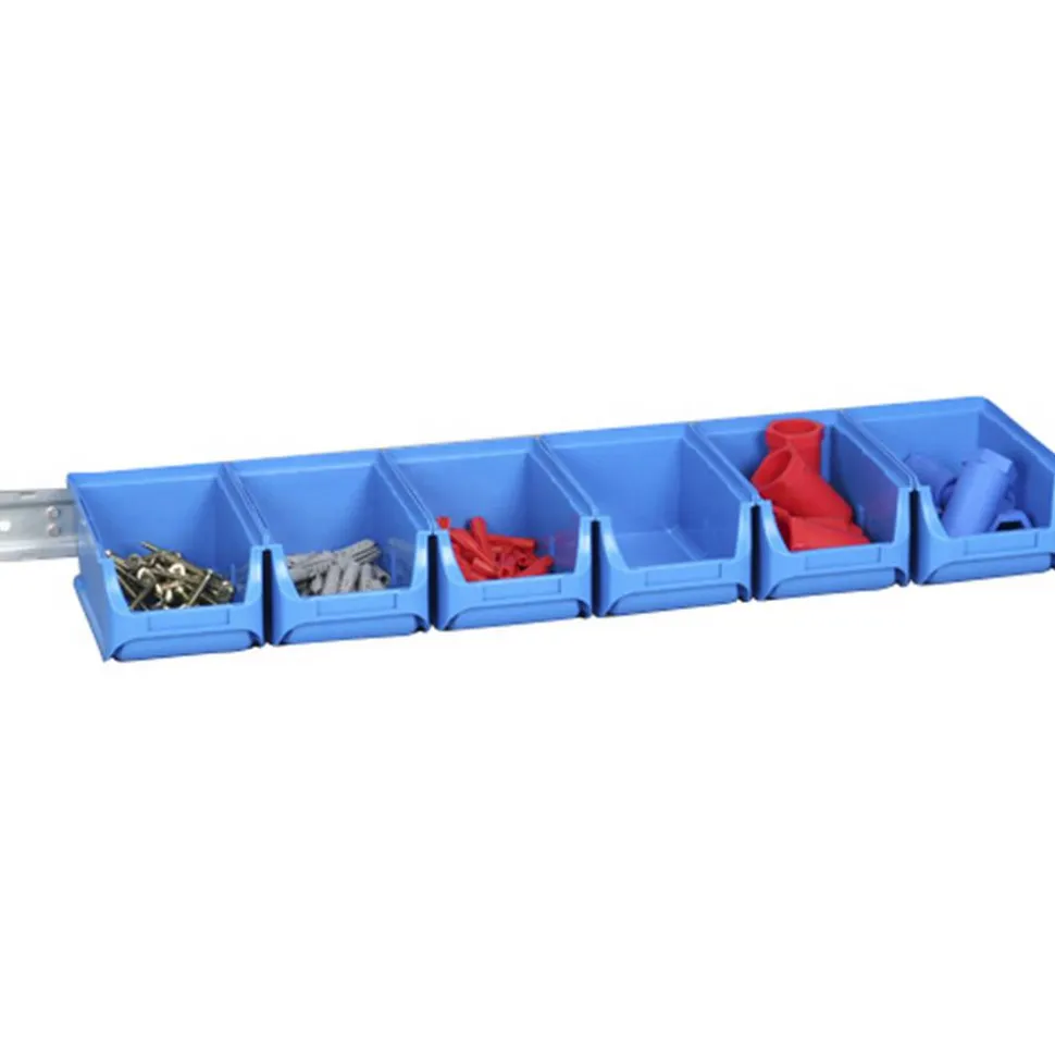 ProfiPlus Sichtboxen-Set 'Set 2/7' 7-teilig blau 61,5 x 16,5 x 7,5 cm