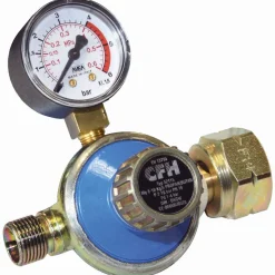 Propanregler mehrfarbig 1-4 bar, mit Manometer