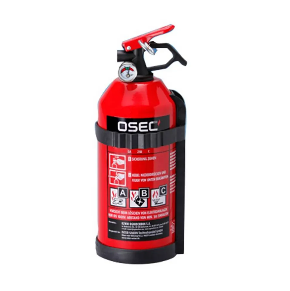 Pulver-Feuerlöscher DIN EN3-7, 1 kg