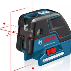 Punktlaser 'Professional GCL' mit Schutztasche und Laserzieltafel