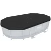 PVC-Abdeckplane 'Flowclear' schwarz 418 x 230 cm