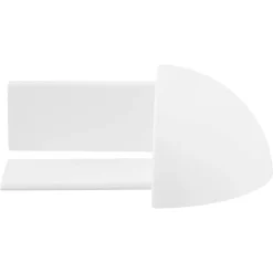 PVC-Außenecke weiß 4er-Set