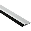 PVC-Türdichtungsbürste silber 1000 x 45 mm