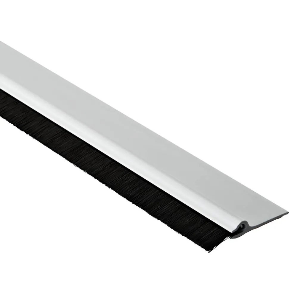 PVC-Türdichtungsbürste silber 1000 x 45 mm