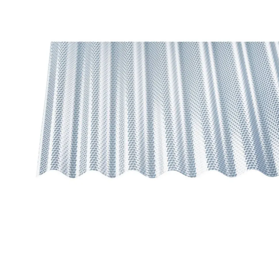 PVC-Wellplatte 'Prisma 76/18' klar 120 x 90 x 0,25 cm