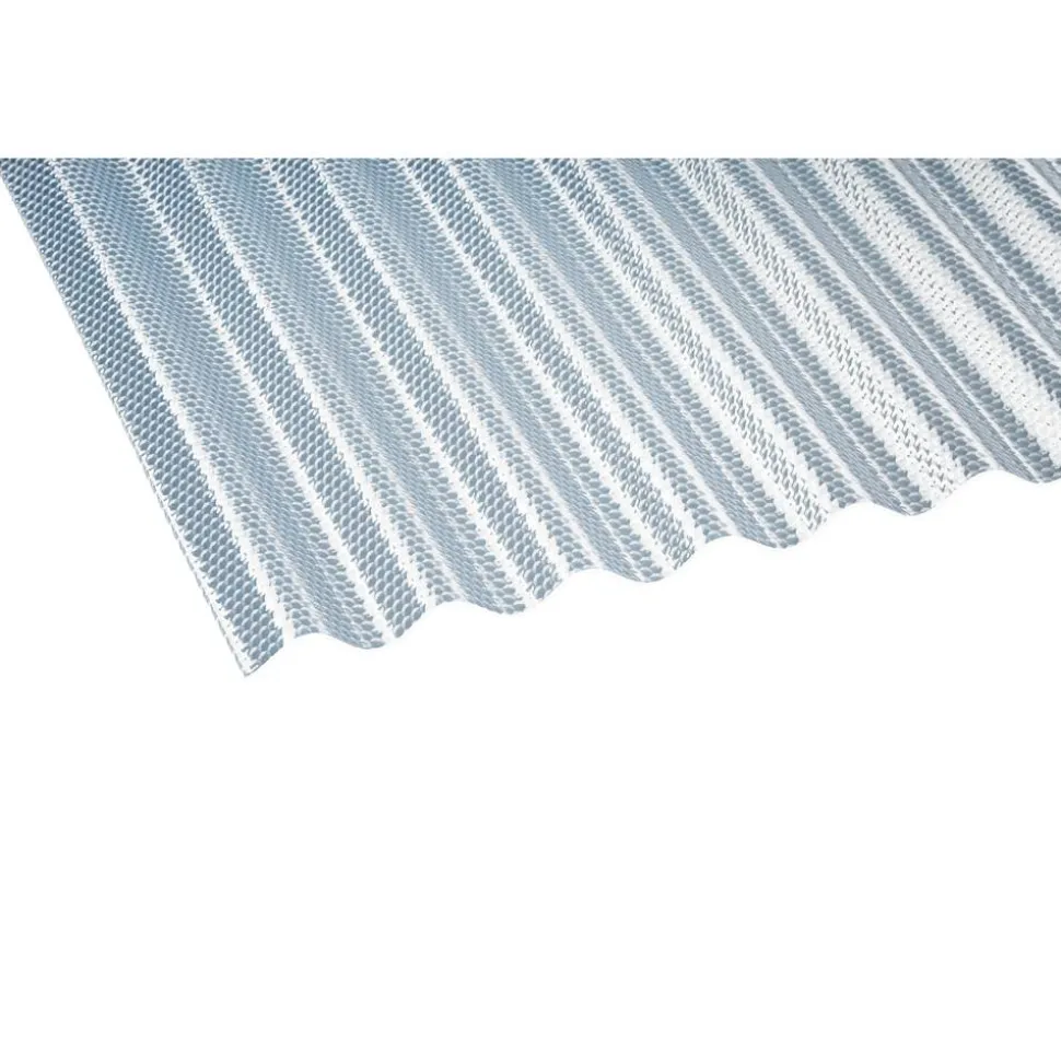 PVC-Wellplatte 'Prisma 76/18' klar 120 x 90 x 0,25 cm