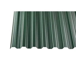 PVC-Wellplatte 'Trapez 70/18' grün 200 x 90 x 0,12 cm