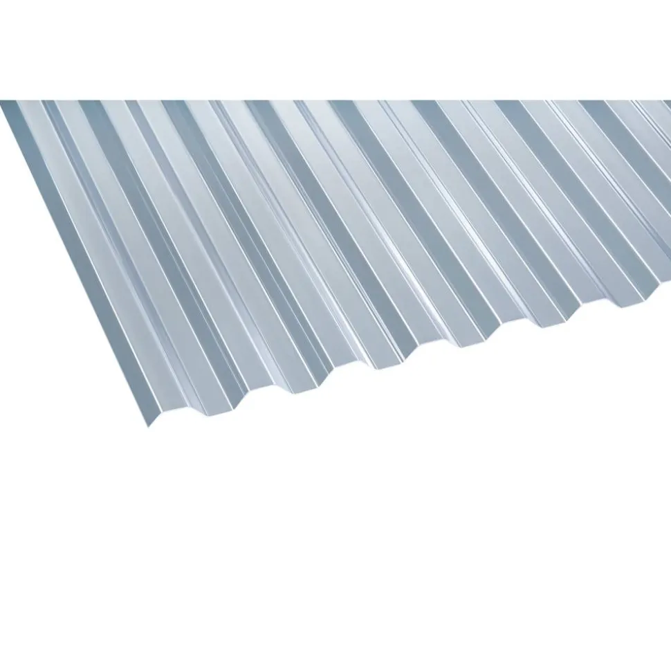 PVC-Wellplatte 'Trapez 70/18' klar 200 x 90 x 0,07 cm