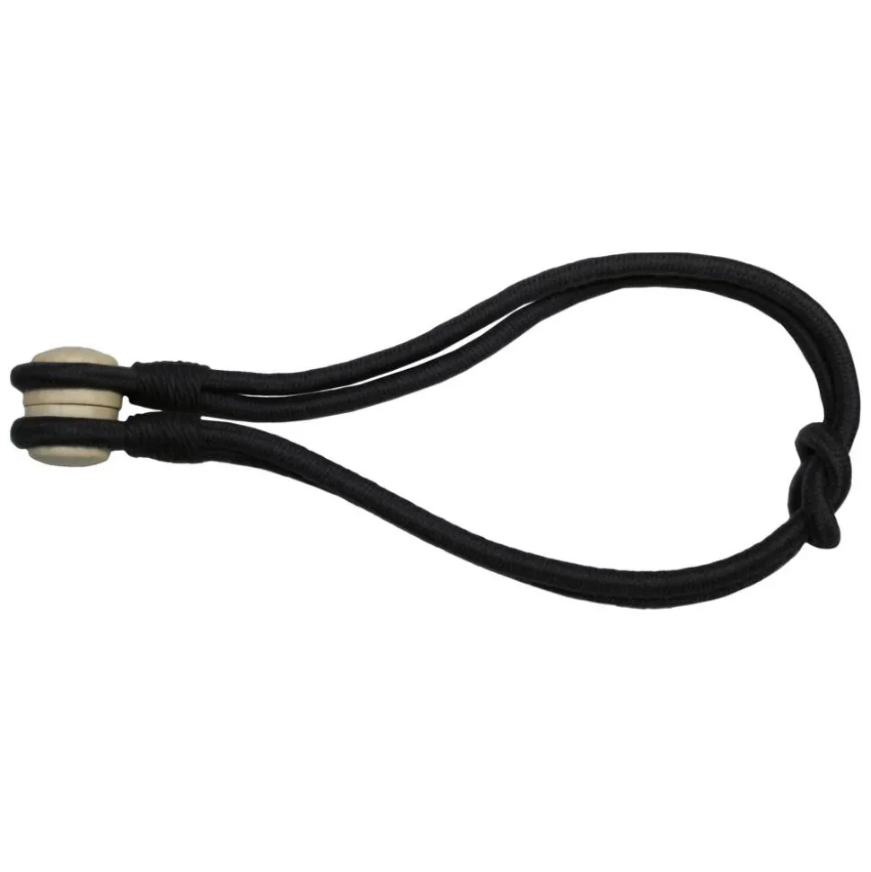 Raffhalter Kordel für Vorhänge mit Magnet schwarz 47 cm