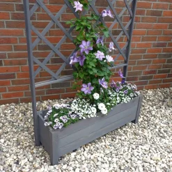 Rankkasten 'Botanica' grau 110 x 210 x 32 cm