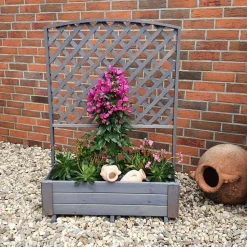 Rankkasten 'Flora' grau 91 x 130 x 41 cm