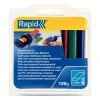 Rapid Niedertemperatur-Klebesticks Röt/Blau/Grün Glitzer 9 mm Oval 125 g